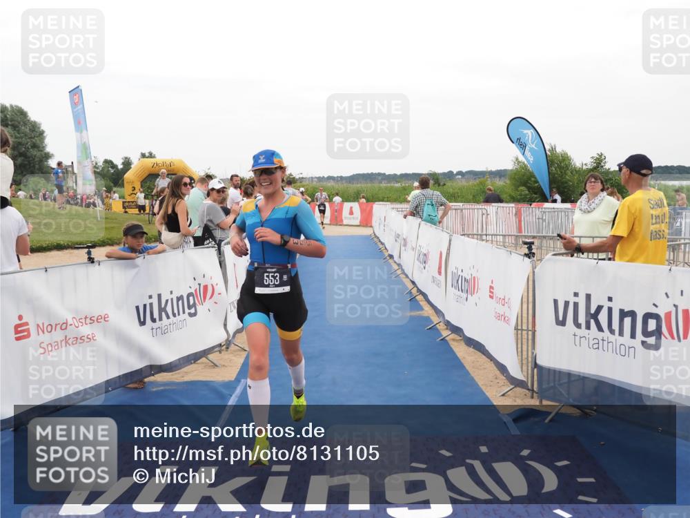 22.06.2025 - Viking Triathlon MichiJ http://msf.ph/oto/8131105 22.06.2025 15:35:12 Ziel 134, 553 meine-sportfotos.de