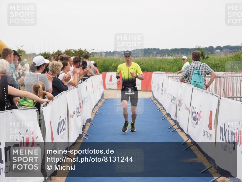 22.06.2025 - Viking Triathlon MichiJ http://msf.ph/oto/8131244 22.06.2025 15:36:46 Ziel 148 meine-sportfotos.de