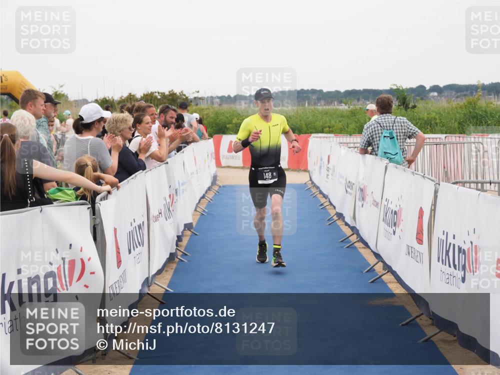 22.06.2025 - Viking Triathlon MichiJ http://msf.ph/oto/8131247 22.06.2025 15:36:46 Ziel 148 meine-sportfotos.de