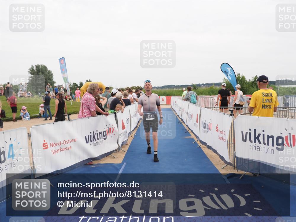 22.06.2025 - Viking Triathlon MichiJ http://msf.ph/oto/8131414 22.06.2025 15:38:22 Ziel 334 meine-sportfotos.de
