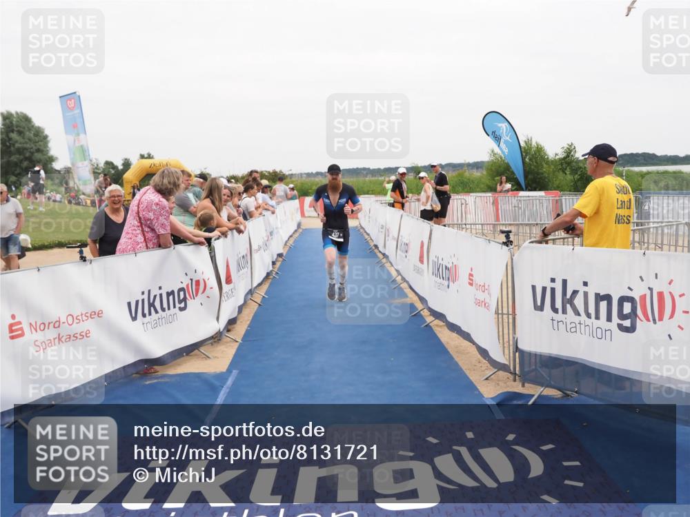 22.06.2025 - Viking Triathlon MichiJ http://msf.ph/oto/8131721 22.06.2025 15:40:48 Ziel 159, 437 meine-sportfotos.de