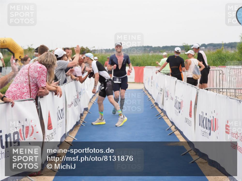 22.06.2025 - Viking Triathlon MichiJ http://msf.ph/oto/8131876 22.06.2025 15:42:15 Ziel 78, 172, 182 meine-sportfotos.de