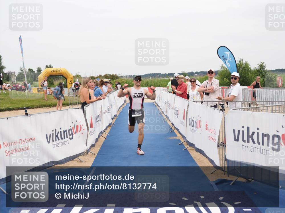 22.06.2025 - Viking Triathlon MichiJ http://msf.ph/oto/8132774 22.06.2025 15:48:21 Ziel 481 meine-sportfotos.de