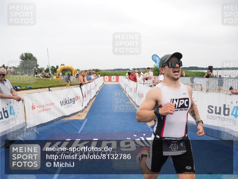 22.06.2025 - Viking Triathlon MichiJ http://msf.ph/oto/8132786 22.06.2025 15:48:22 Ziel 481 meine-sportfotos.de