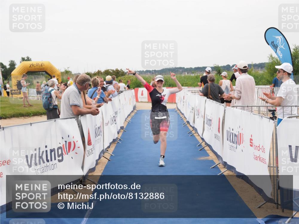 22.06.2025 - Viking Triathlon MichiJ http://msf.ph/oto/8132886 22.06.2025 15:50:32 Ziel 249, 320 meine-sportfotos.de