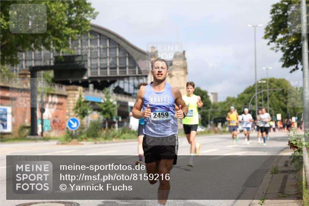 29.06.2025 - hella hamburg halbmarathon Yannick Fuchs http://msf.ph/oto/8159216 29.06.2025 10:19:35 20KM 2459, 5612, 7331, 7855, 9269, 10234, 11194, 11678, 14753, 17614, 18569, 18695, 19041 meine-sportfotos.de