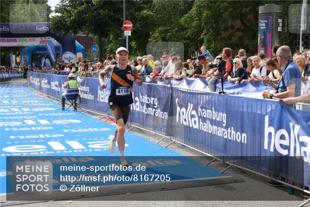 29.06.2025 - hella hamburg halbmarathon Zöllner http://msf.ph/oto/8167205 29.06.2025 10:17:13 Ziel 4116 meine-sportfotos.de