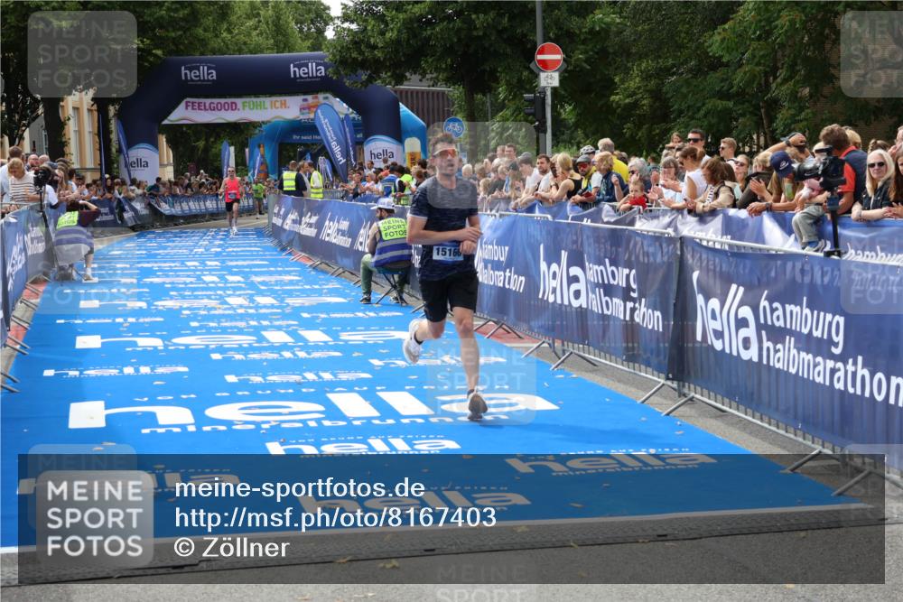 29.06.2025 - hella hamburg halbmarathon Zöllner http://msf.ph/oto/8167403 29.06.2025 10:18:01 Ziel 15166, 19072 meine-sportfotos.de