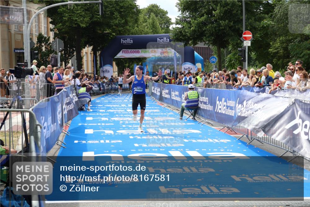 29.06.2025 - hella hamburg halbmarathon Zöllner http://msf.ph/oto/8167581 29.06.2025 10:18:49 Ziel 15495 meine-sportfotos.de