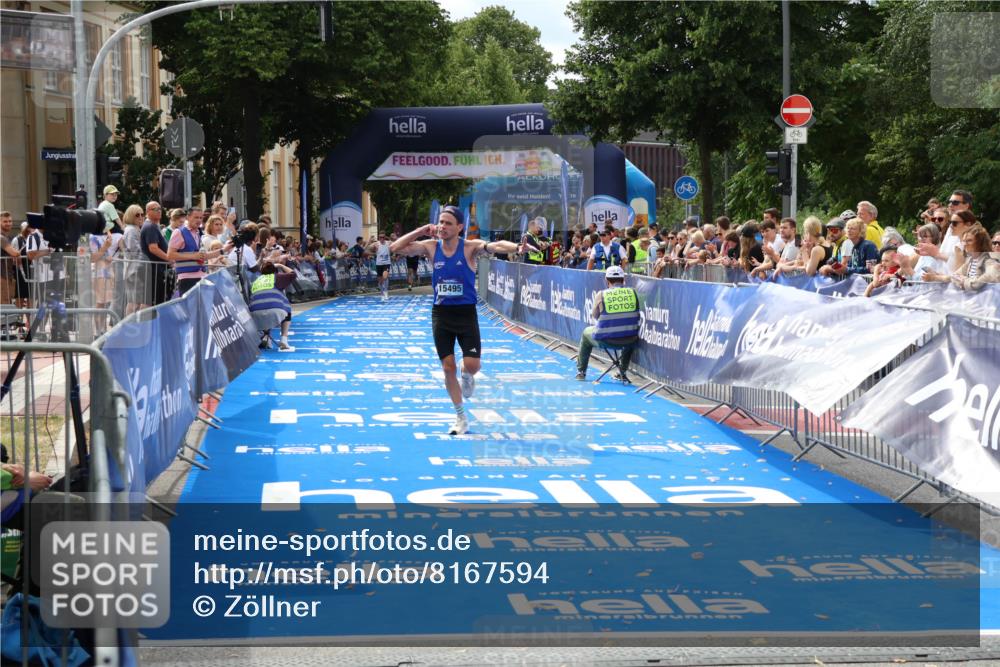 29.06.2025 - hella hamburg halbmarathon Zöllner http://msf.ph/oto/8167594 29.06.2025 10:18:49 Ziel 15495 meine-sportfotos.de