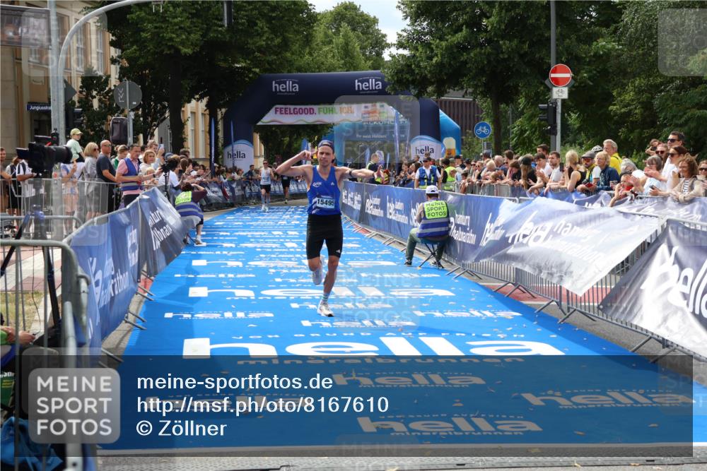 29.06.2025 - hella hamburg halbmarathon Zöllner http://msf.ph/oto/8167610 29.06.2025 10:18:50 Ziel 6380, 15495 meine-sportfotos.de