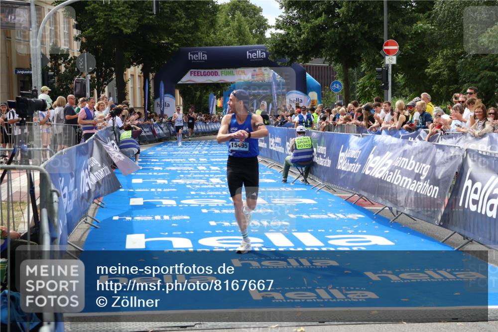 29.06.2025 - hella hamburg halbmarathon Zöllner http://msf.ph/oto/8167667 29.06.2025 10:18:51 Ziel 6380, 15495 meine-sportfotos.de