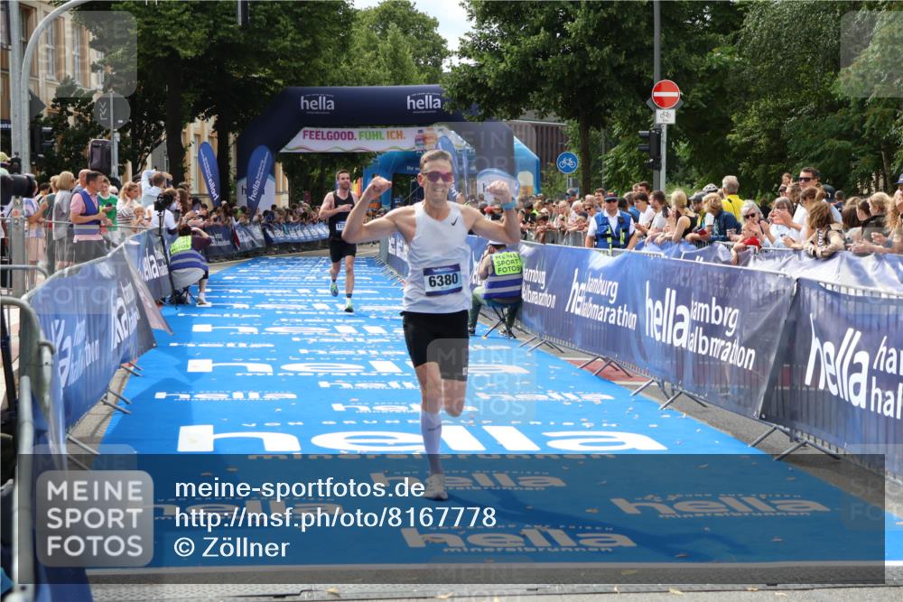 29.06.2025 - hella hamburg halbmarathon Zöllner http://msf.ph/oto/8167778 29.06.2025 10:18:58 Ziel 6380, 11342 meine-sportfotos.de