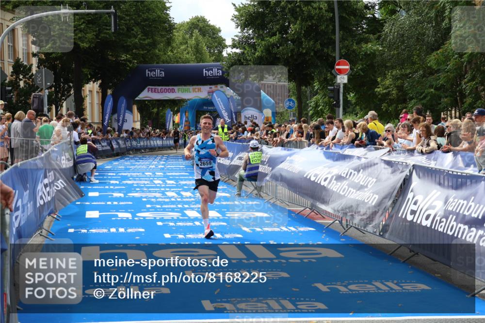 29.06.2025 - hella hamburg halbmarathon Zöllner http://msf.ph/oto/8168225 29.06.2025 10:19:31 Ziel 2659 meine-sportfotos.de
