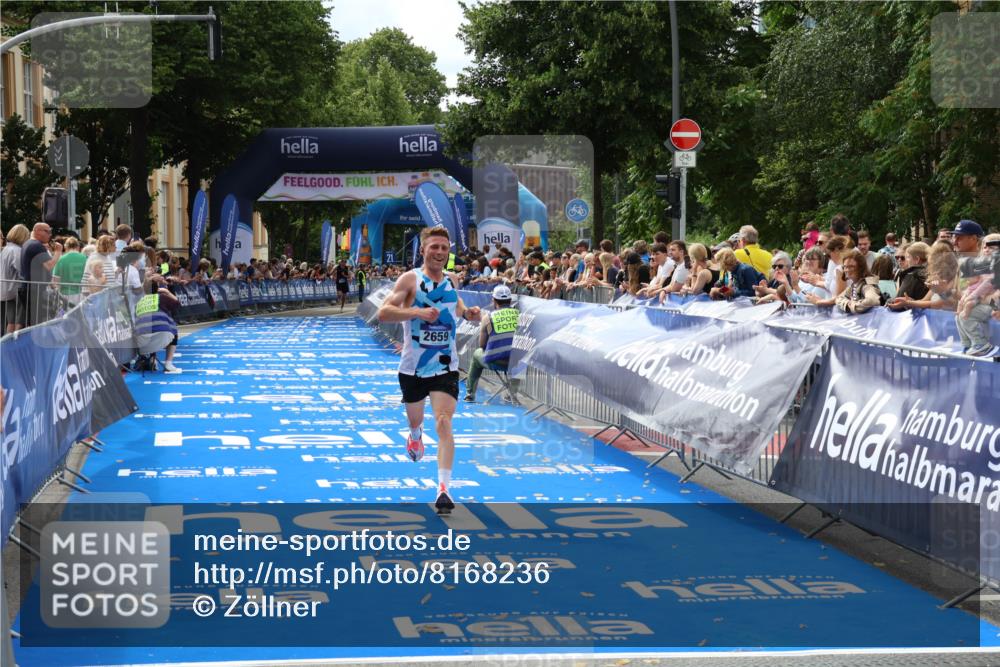 29.06.2025 - hella hamburg halbmarathon Zöllner http://msf.ph/oto/8168236 29.06.2025 10:19:32 Ziel 2659 meine-sportfotos.de