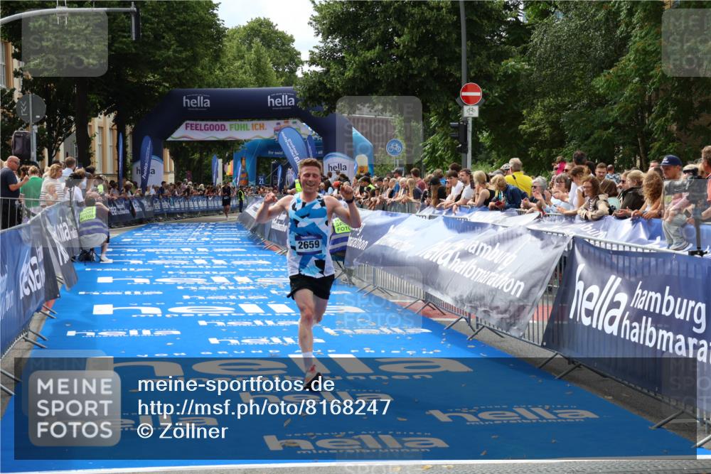 29.06.2025 - hella hamburg halbmarathon Zöllner http://msf.ph/oto/8168247 29.06.2025 10:19:32 Ziel 2659 meine-sportfotos.de