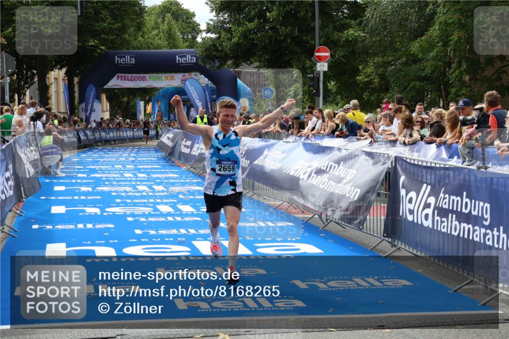 29.06.2025 - hella hamburg halbmarathon Zöllner http://msf.ph/oto/8168265 29.06.2025 10:19:32 Ziel 2659 meine-sportfotos.de
