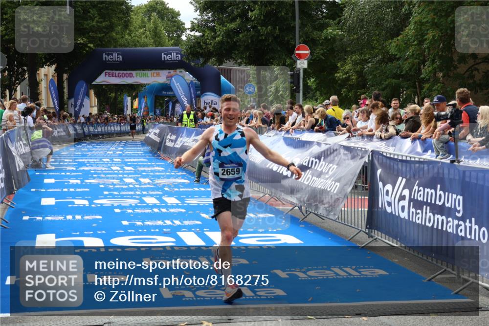 29.06.2025 - hella hamburg halbmarathon Zöllner http://msf.ph/oto/8168275 29.06.2025 10:19:33 Ziel 2659 meine-sportfotos.de