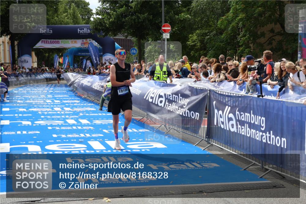 29.06.2025 - hella hamburg halbmarathon Zöllner http://msf.ph/oto/8168328 29.06.2025 10:19:43 Ziel 19108 meine-sportfotos.de