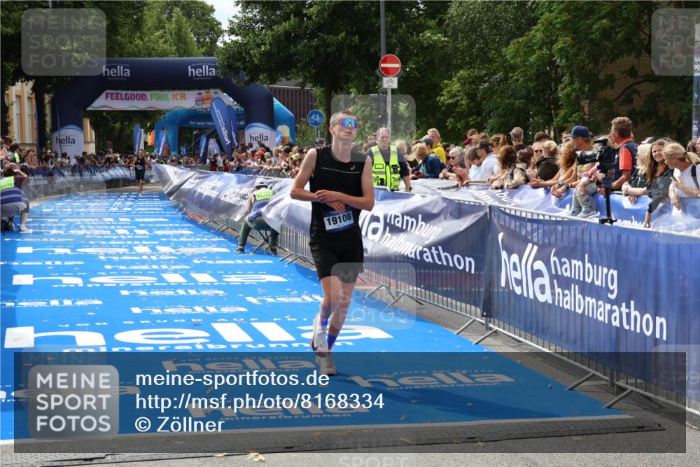 29.06.2025 - hella hamburg halbmarathon Zöllner http://msf.ph/oto/8168334 29.06.2025 10:19:44 Ziel 19108 meine-sportfotos.de