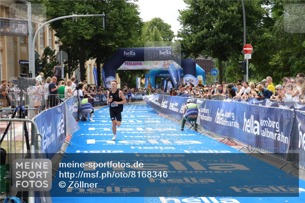 29.06.2025 - hella hamburg halbmarathon Zöllner http://msf.ph/oto/8168346 29.06.2025 10:19:52 Ziel 4524 meine-sportfotos.de