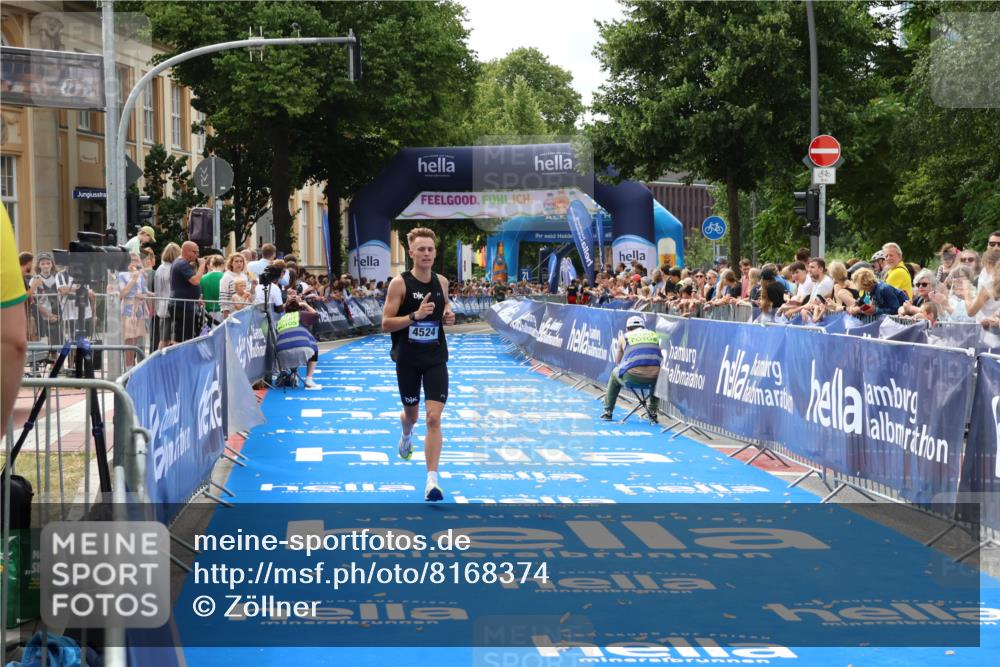29.06.2025 - hella hamburg halbmarathon Zöllner http://msf.ph/oto/8168374 29.06.2025 10:19:53 Ziel 4524 meine-sportfotos.de