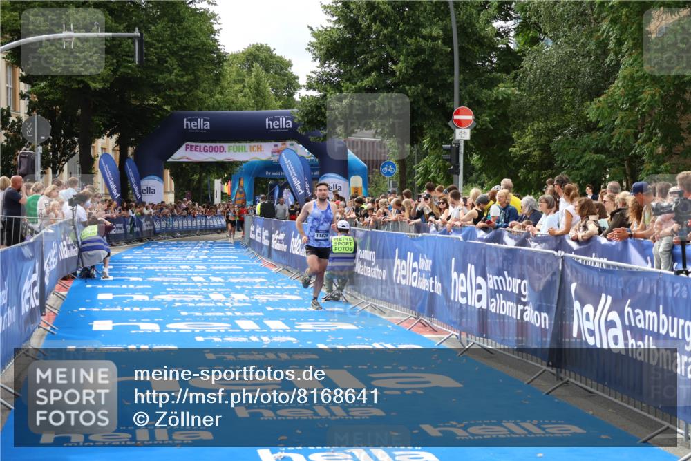 29.06.2025 - hella hamburg halbmarathon Zöllner http://msf.ph/oto/8168641 29.06.2025 10:20:10 Ziel 11829 meine-sportfotos.de