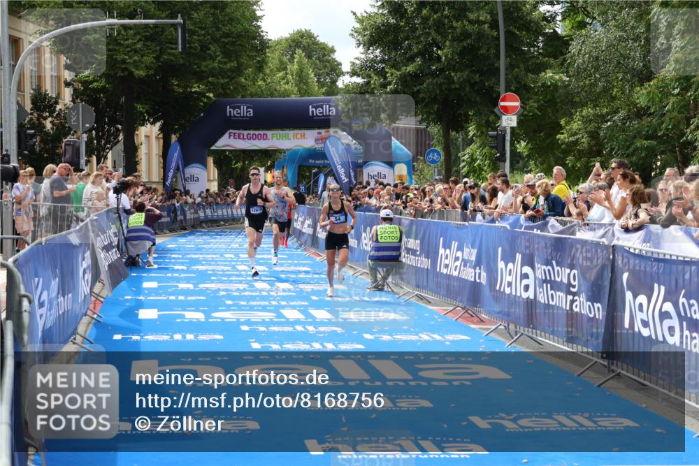 29.06.2025 - hella hamburg halbmarathon Zöllner http://msf.ph/oto/8168756 29.06.2025 10:20:17 Ziel 54, 12678, 14302, 16245 meine-sportfotos.de
