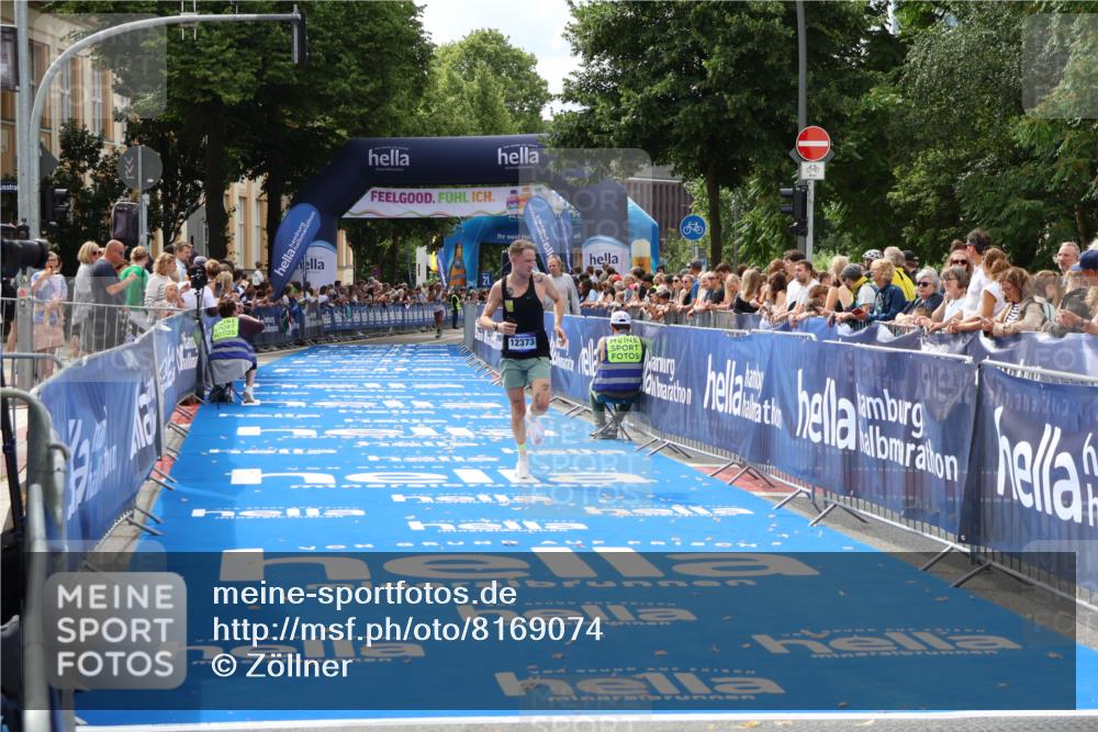 29.06.2025 - hella hamburg halbmarathon Zöllner http://msf.ph/oto/8169074 29.06.2025 10:20:29 Ziel 12373 meine-sportfotos.de