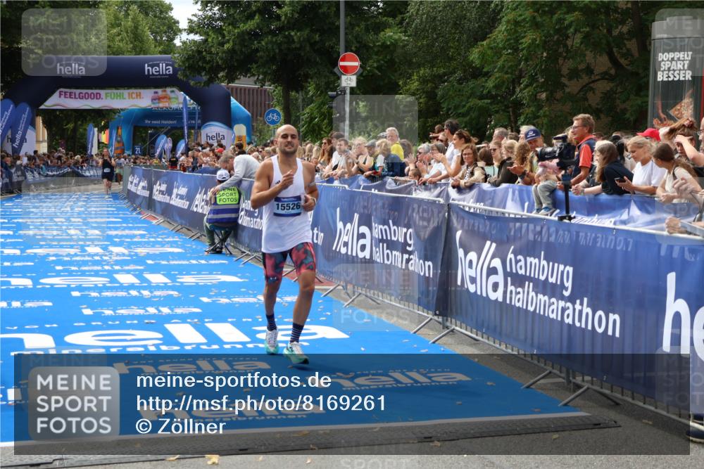 29.06.2025 - hella hamburg halbmarathon Zöllner http://msf.ph/oto/8169261 29.06.2025 10:20:41 Ziel 14360, 15526 meine-sportfotos.de