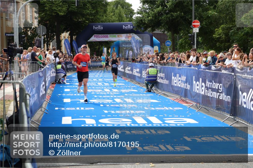 29.06.2025 - hella hamburg halbmarathon Zöllner http://msf.ph/oto/8170195 29.06.2025 10:21:37 Ziel 9442, 11965, 17856 meine-sportfotos.de