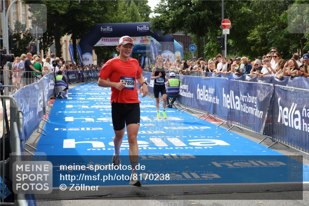 29.06.2025 - hella hamburg halbmarathon Zöllner http://msf.ph/oto/8170238 29.06.2025 10:21:39 Ziel 6559, 9442, 11965, 17856 meine-sportfotos.de