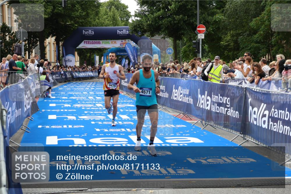 29.06.2025 - hella hamburg halbmarathon Zöllner http://msf.ph/oto/8171133 29.06.2025 10:22:29 Ziel 4571, 9475 meine-sportfotos.de