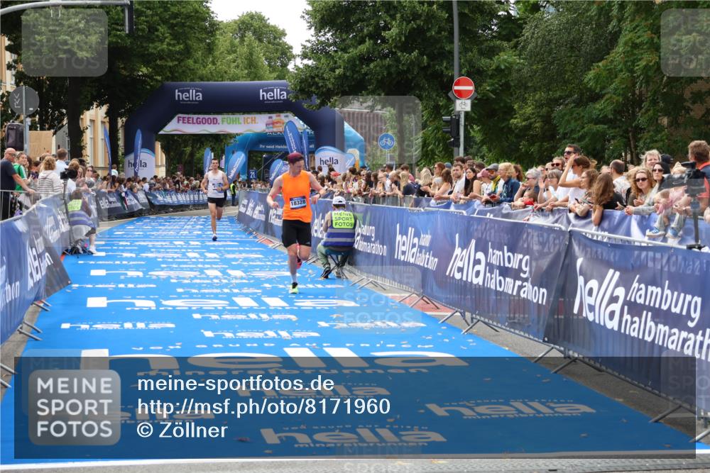 29.06.2025 - hella hamburg halbmarathon Zöllner http://msf.ph/oto/8171960 29.06.2025 10:23:03 Ziel 4128, 7862, 11624, 18328 meine-sportfotos.de
