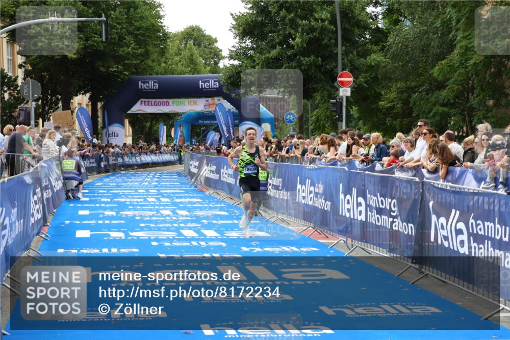 29.06.2025 - hella hamburg halbmarathon Zöllner http://msf.ph/oto/8172234 29.06.2025 10:23:14 Ziel 18930 meine-sportfotos.de
