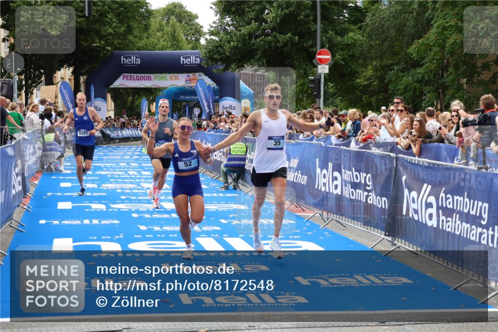 29.06.2025 - hella hamburg halbmarathon Zöllner http://msf.ph/oto/8172548 29.06.2025 10:23:32 Ziel 35, 52, 9385, 16169, 17771 meine-sportfotos.de