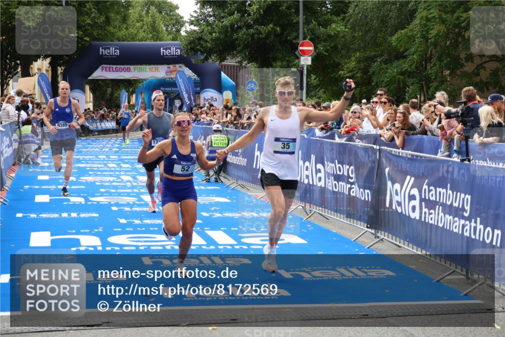 29.06.2025 - hella hamburg halbmarathon Zöllner http://msf.ph/oto/8172569 29.06.2025 10:23:33 Ziel 35, 52, 9385, 16169, 17771 meine-sportfotos.de