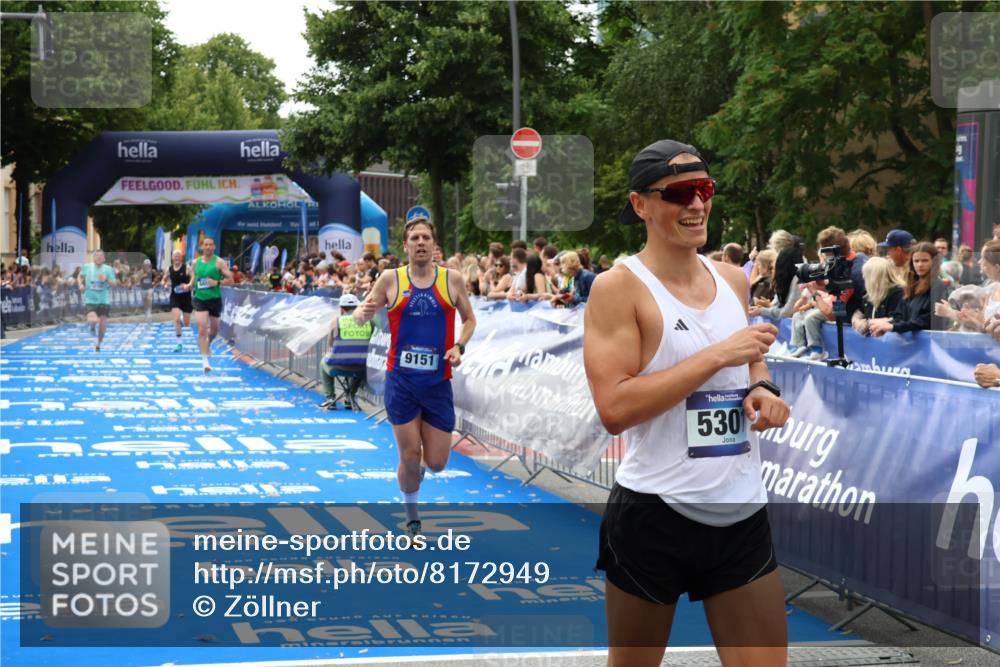 29.06.2025 - hella hamburg halbmarathon Zöllner http://msf.ph/oto/8172949 29.06.2025 10:23:50 Ziel 5301, 6699, 9151, 9447, 10780 meine-sportfotos.de