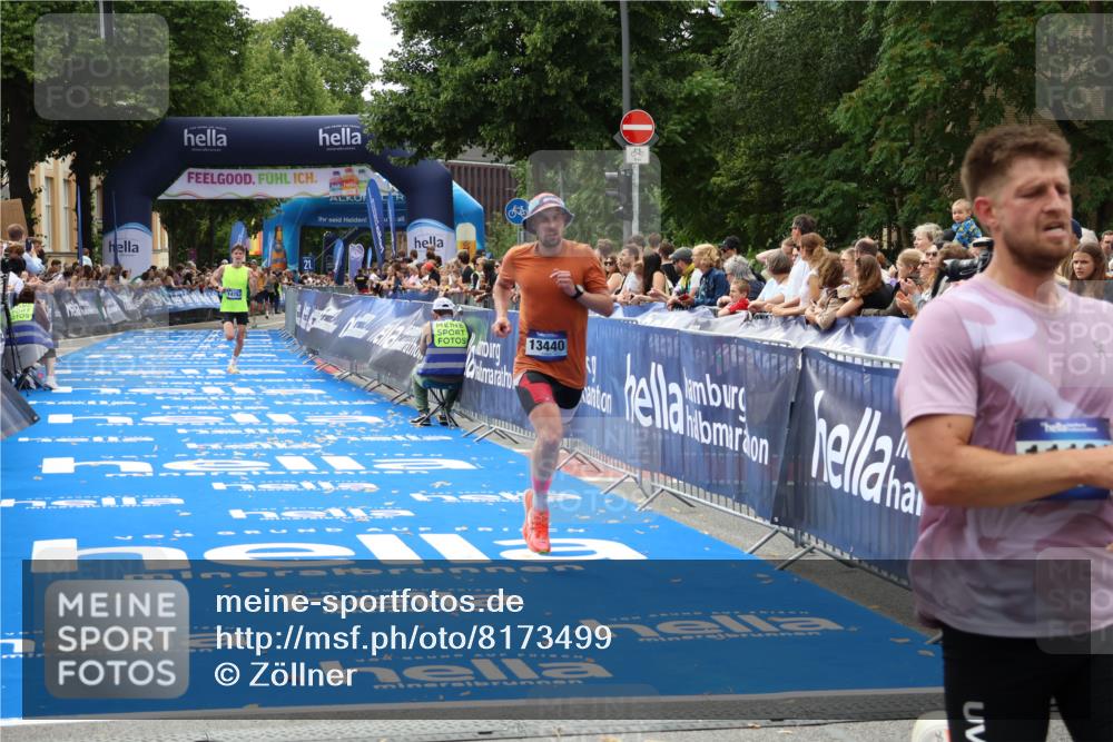 29.06.2025 - hella hamburg halbmarathon Zöllner http://msf.ph/oto/8173499 29.06.2025 10:24:04 Ziel 11194, 13440, 14753 meine-sportfotos.de