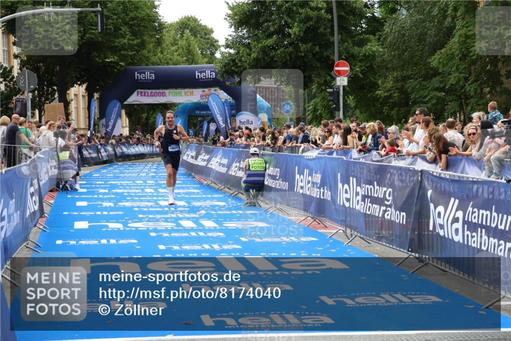 29.06.2025 - hella hamburg halbmarathon Zöllner http://msf.ph/oto/8174040 29.06.2025 10:24:24 Ziel 5612, 18695 meine-sportfotos.de
