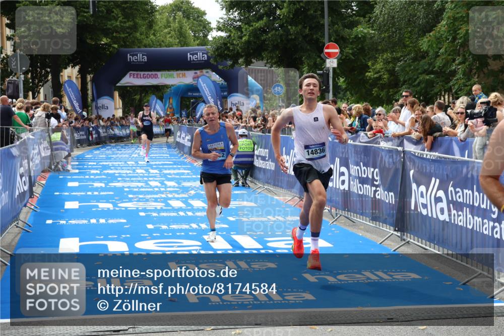 29.06.2025 - hella hamburg halbmarathon Zöllner http://msf.ph/oto/8174584 29.06.2025 10:25:00 Ziel 2483, 10867, 14836, 16361, 17752 meine-sportfotos.de