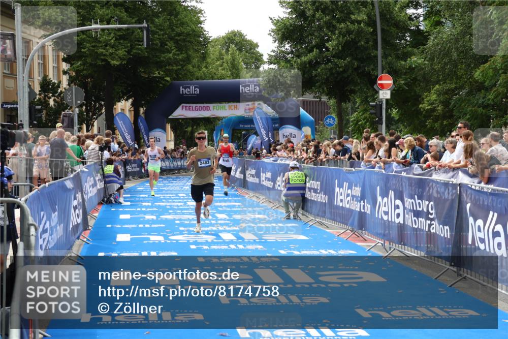 29.06.2025 - hella hamburg halbmarathon Zöllner http://msf.ph/oto/8174758 29.06.2025 10:25:07 Ziel 2483, 11078, 15483 meine-sportfotos.de