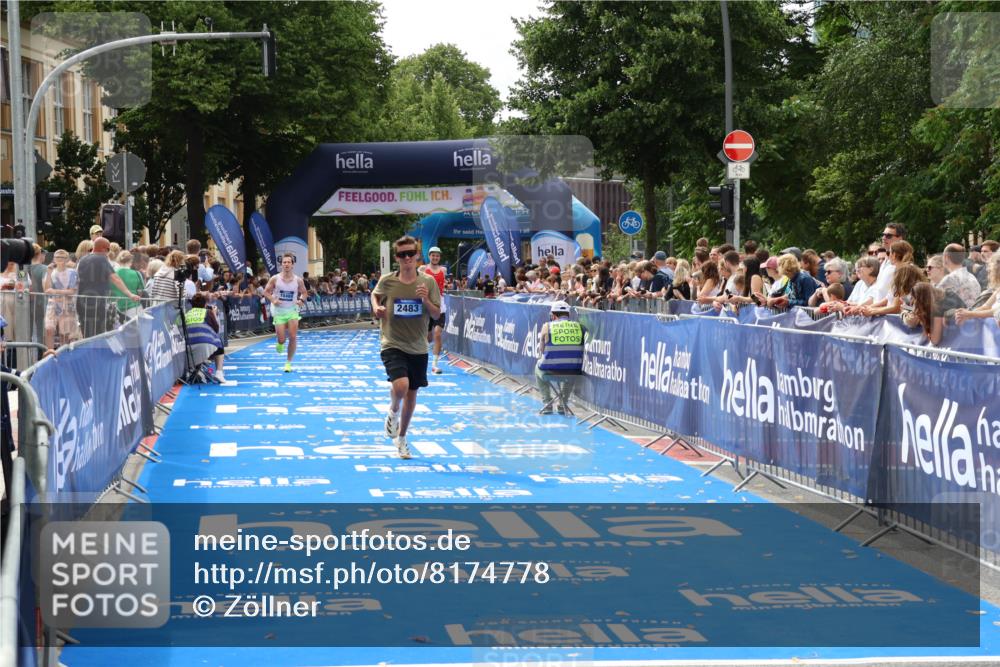 29.06.2025 - hella hamburg halbmarathon Zöllner http://msf.ph/oto/8174778 29.06.2025 10:25:07 Ziel 2483, 11078, 15483 meine-sportfotos.de