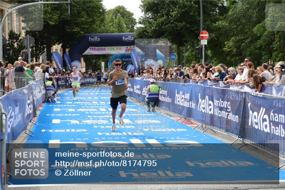 29.06.2025 - hella hamburg halbmarathon Zöllner http://msf.ph/oto/8174795 29.06.2025 10:25:07 Ziel 2483, 11078, 15483 meine-sportfotos.de