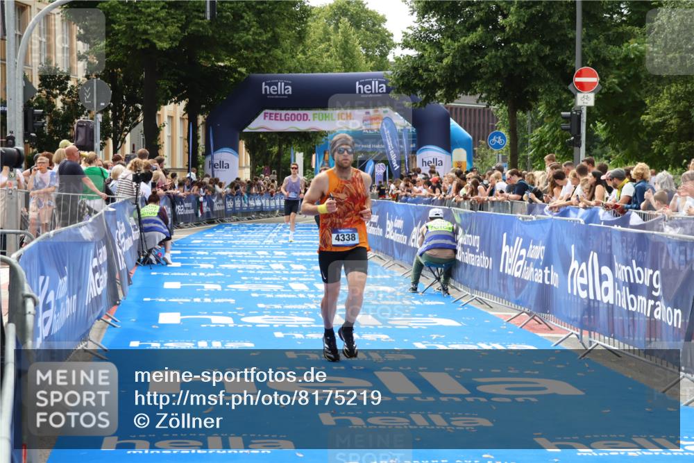 29.06.2025 - hella hamburg halbmarathon Zöllner http://msf.ph/oto/8175219 29.06.2025 10:25:44 Ziel 4338, 11228, 14107 meine-sportfotos.de