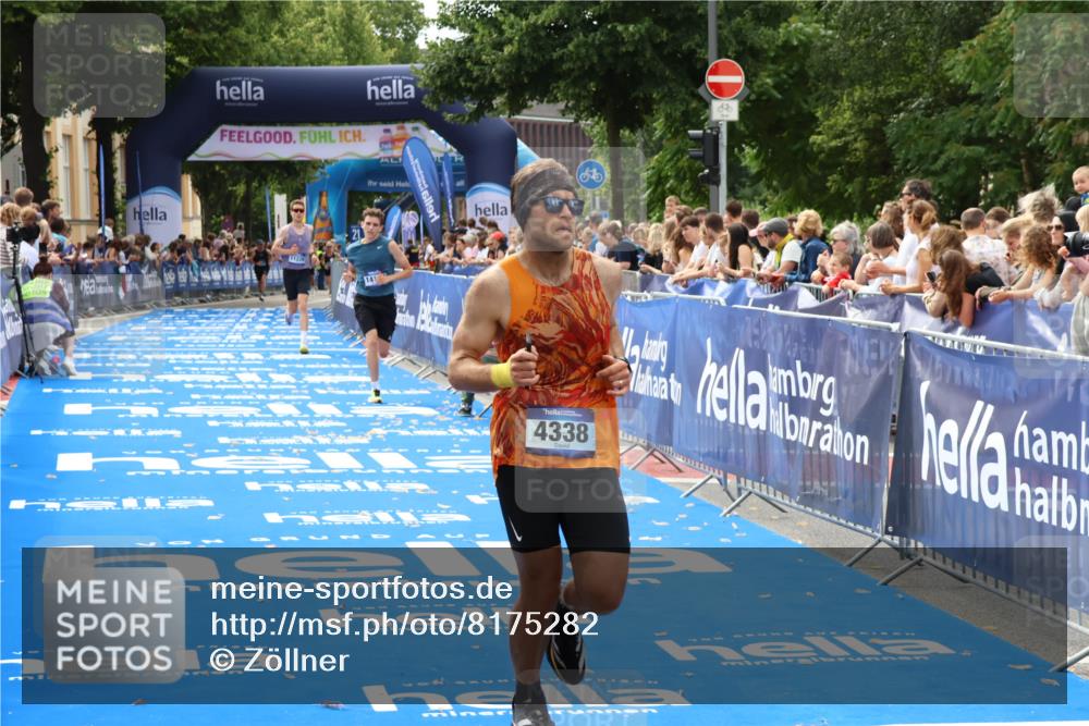 29.06.2025 - hella hamburg halbmarathon Zöllner http://msf.ph/oto/8175282 29.06.2025 10:25:46 Ziel 4338, 11228, 14107 meine-sportfotos.de