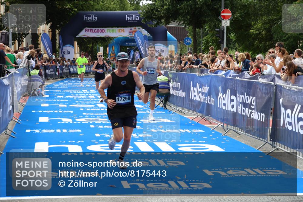 29.06.2025 - hella hamburg halbmarathon Zöllner http://msf.ph/oto/8175443 29.06.2025 10:25:58 Ziel 9767, 10468, 17258, 18692 meine-sportfotos.de