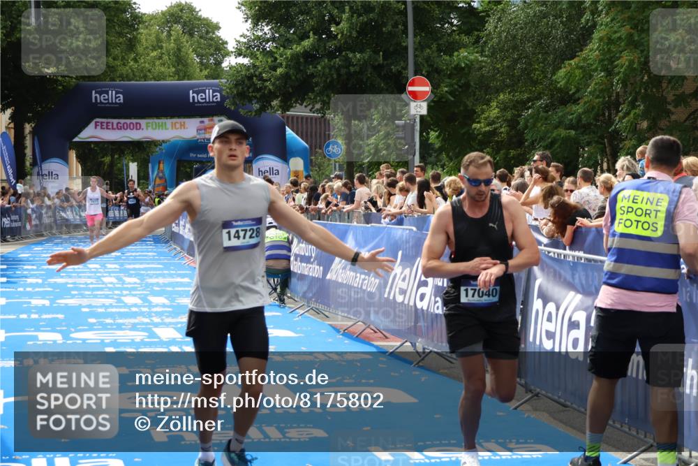 29.06.2025 - hella hamburg halbmarathon Zöllner http://msf.ph/oto/8175802 29.06.2025 10:26:36 Ziel 1577, 9565, 14728, 17040 meine-sportfotos.de