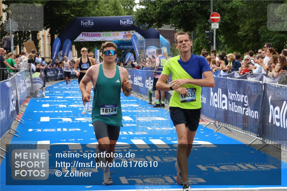 29.06.2025 - hella hamburg halbmarathon Zöllner http://msf.ph/oto/8176610 29.06.2025 10:27:25 Ziel 14019, 15136, 15576, 18037, 18124 meine-sportfotos.de