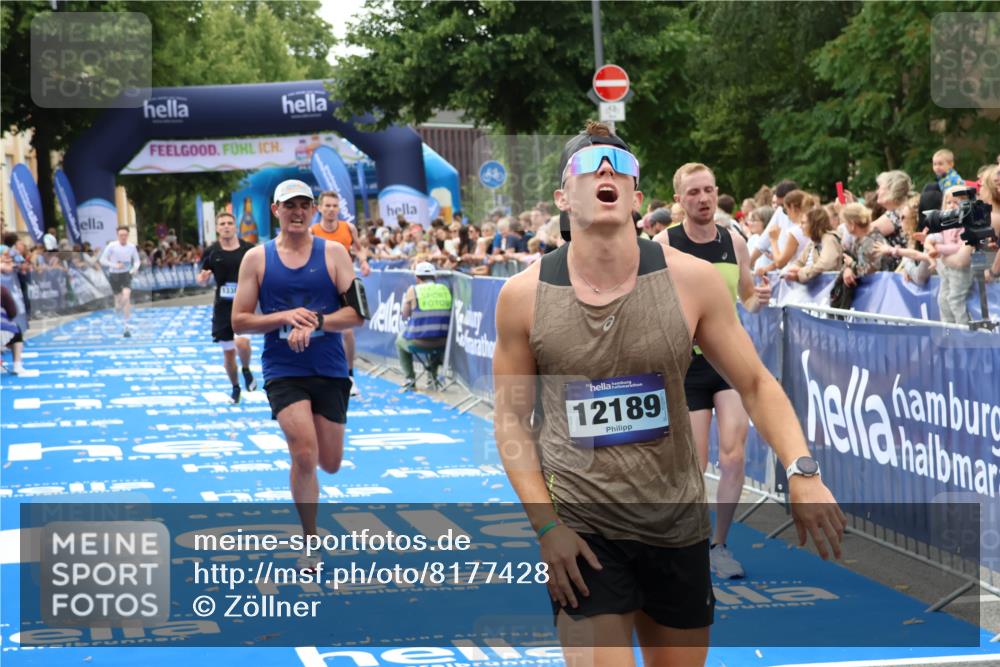 29.06.2025 - hella hamburg halbmarathon Zöllner http://msf.ph/oto/8177428 29.06.2025 10:28:07 Ziel 10485, 12189, 13383, 14757, 15883, 17488 meine-sportfotos.de